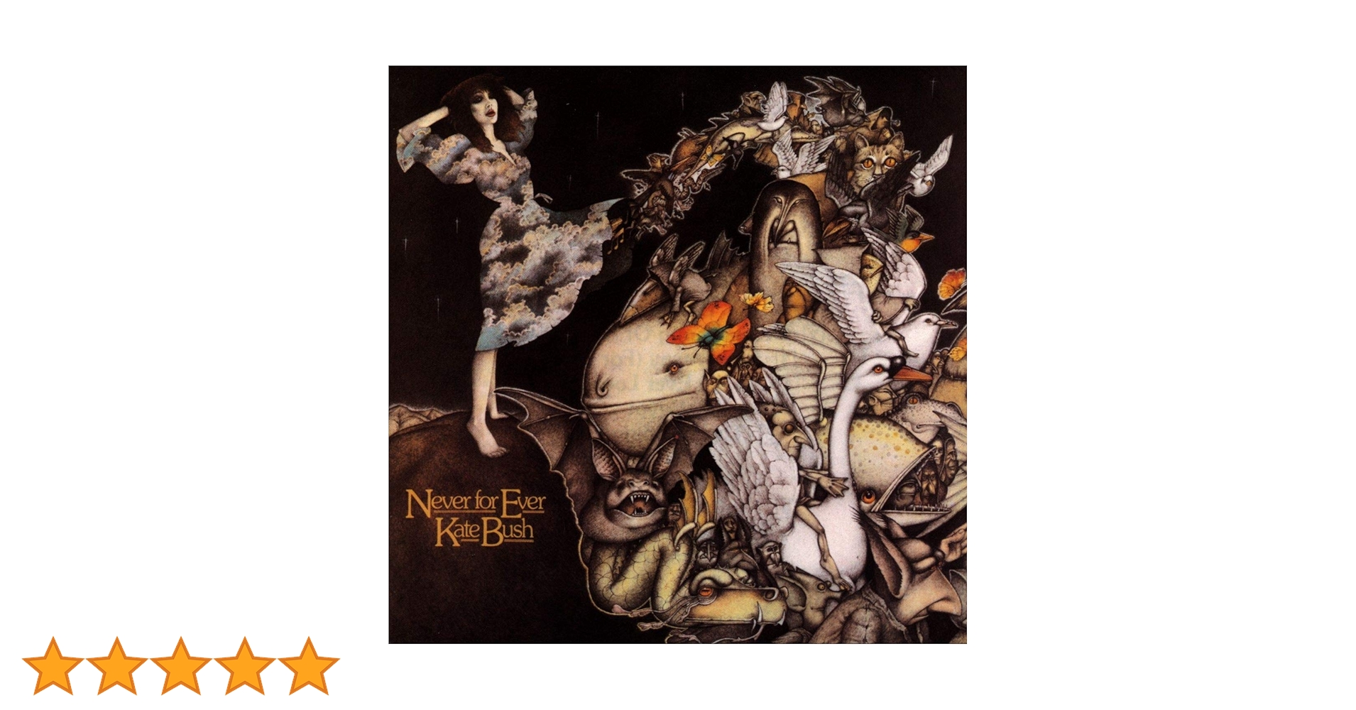 ケイト・ブッシュ　魔物語　Kate Bush　Never Forever　LP Kate Bush - Never For Ever(魔物語) – hair & music parlour FAM